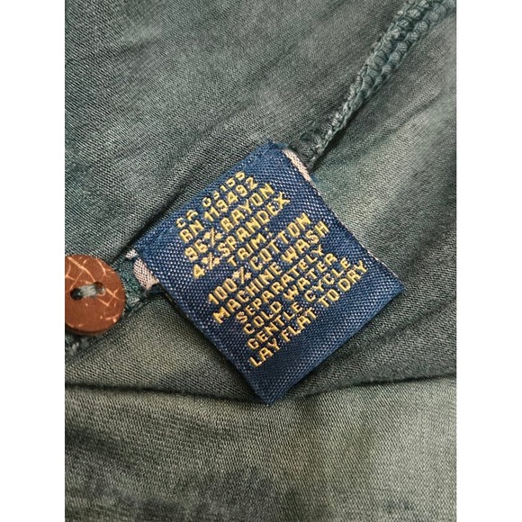 April Cornell Maxi Dress Women Large Tiered Teal Blue Tie Dye V-Neck Comfortable - Picture 6 of 7